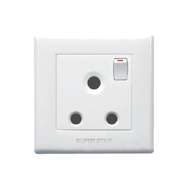 Super Star Rose 15A 3Pin Socket With Switch – Fair price Electronics ...