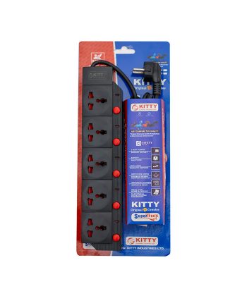 Kitty 5 Way 2 Pin Extension Socket – Fair price Electronics and Electrical